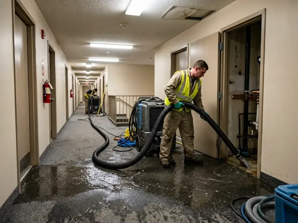 multi-unit-apartment-hallway-f-005 — frequently asked questions, Emergency Burst Pipe Water Extraction & Removal in Pemberwi…